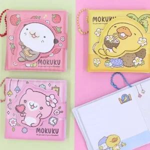 모쿠쿠빵빵한미니수첩  2개세트) 미니수첩 3공바인더 a7다이어리 3공다이어리 투명다이어리