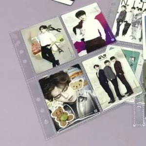 6공 A5 다이어리 포카 양면 4포켓 속지 포토카드대지 포카대지 바인더대지 포카바인더속지