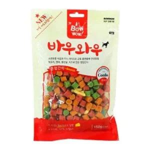 [셀러에이드]바우와우 혼합 150g 강아지간식