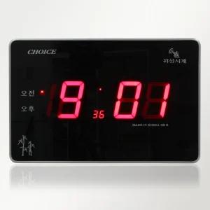 국산 LED 디지털벽시계 KF11/무소음/GPS 위성전파수신/거실/무음/조명/액자/집들이결혼이사개업/부모님선물