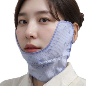 (국산) 바로원 자외선차단 골프 볼 마스크-자외선차단 턱 얼굴햇빛가리개 파크골프 등산 스포츠마스크