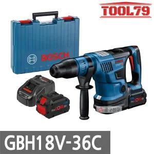 보쉬 GBH18V-36C SDS막스 8.0AH 배터리 2개 충전 로타리 햄머드릴