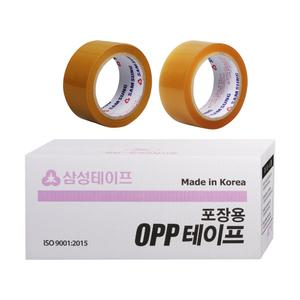 국산 삼성박스테이프 OPP 투명 베이지 50m 박스단위