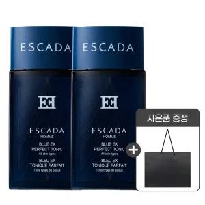 에스까다 옴므 퍼펙트 블루 EX 토닉 150ml 2개(단품)+쇼핑백 / 남성화장품 스킨