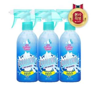 온더바디 코튼풋 발을씻자 풋샴푸 쿨링 385ml x 3개