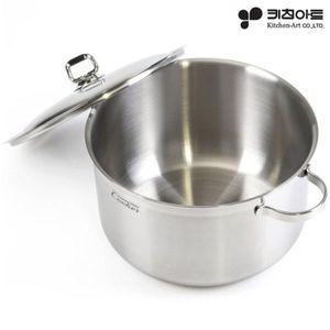 [키친아트]인덕션 스텐 곰솥30cm 열탕냄비 곰탕 사골 백숙냄비[31946971]