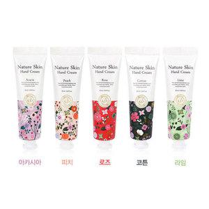 네이처스킨 핸드크림30ml /아카시아 피치 로즈 코튼 라임/5종 중 선택1/끈적임X/26년03월까지