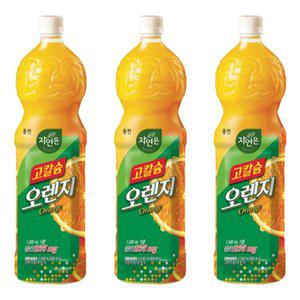 [기타]웅진 자연은 고칼슘 오렌지 1.5L x 3페트 주스
