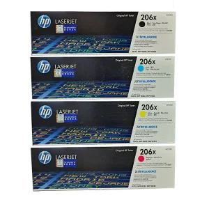 HP 정품토너 NO.206X W2110X~W2113X 세트 / M255 M282 시리즈/ SH
