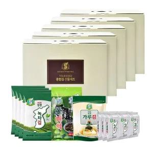 [성경김본사] [4+1] 지도표성경 종합 4종 선물세트 총5박스