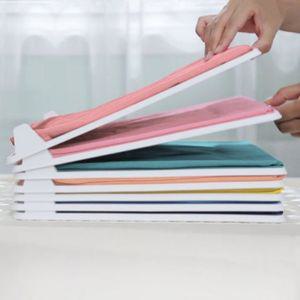 위즈홈 심플 옷정리 트레이 30P+옷접기 폴더 1P