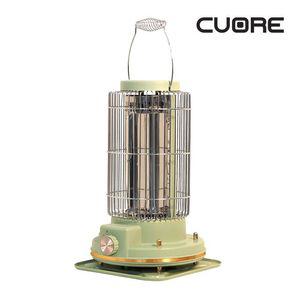 [쿠오레] 비스트로 카본 경량 히터 CCH-700W 화이트 광각 발열 난방 자동 전원 차단 기능