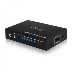 [NEXT-405SW4K60] 이지넷 5:1 4K UHD HDMI2.0 모니터 스위치