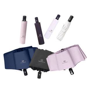 (LND) 3단 2in1 자동 암막 양우산 1+1 양산 우산 겸용 컴팩트 UV자외선 차단 휴대용 자동양산 자동우산