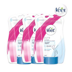 VEET 비트 인샤워 제모크림 피부용 150g 3개