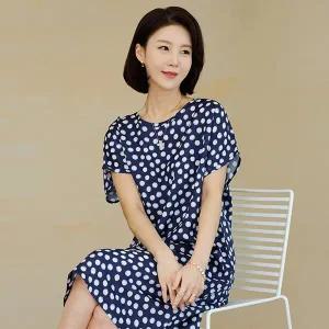 [데드라][프리미엄 인견] 나염가오리풍기포인견원피스 OPD3011 (-99size)