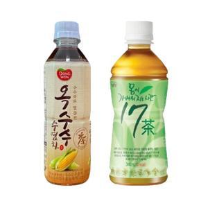 한번에먹자쇼핑몰 차 음료 2종 / 몸이 가벼워지는 시간 17차 340ml 10개 + 동원 옥수
