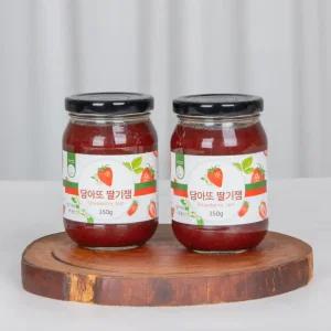 담아또 딸기잼 350g +350g 총 2병 담양 설향 딸기 80% 함량 무첨가