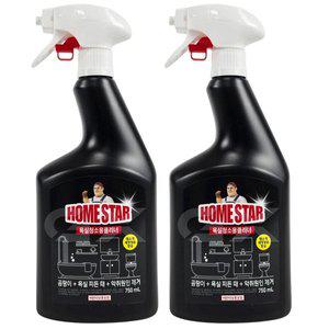 [기타]홈스타 욕실용 클리너 750ml 2개 무료배송 곰팡이 욕실 찌든때 악취 제거 gx