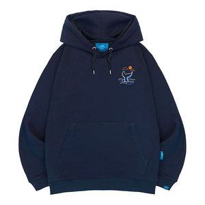 엘라모 기모H 웨일테일 후드티 남녀공용 빅사이즈 M~4XL
