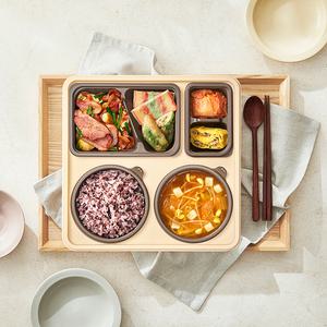 본도시락 [건강반상] 부추마늘오리구이 반상