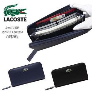 랩핑 무료 LACOSTE 라코스테 지갑 라운드 지퍼 긴 롱 NF2900 블랙 네이비 컬러 감색 L.12.12 CONCEPT 블