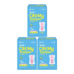 유한킴벌리 화이트 오마이 탐폰 레귤러 12p x 3팩