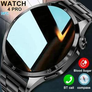 2024 Watch 4 MAX NFC 스마트워치 AMOLED HD 스크린 블루투스 통화 건강 모니터링 스마트 워치 남성 혈압