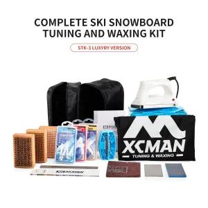 스노우 보드 왁싱 왁스 스키 다리미 XCMAN 완벽한 스노보드 튜닝 및 키트 아이언 범용 엣지 튜너 브러시 스