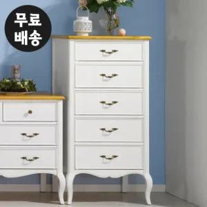 말리 원목 서랍장 엔틱 5단 체스트 미니 서랍(600)