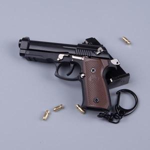 쉘던지는 브렛 건 합금, M92F 분해 모델, 키 체인 펜던트 장난감, 발사 불가, 1: 3