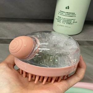 실리콘 두피 마사지 샴푸 브러시 헤어 클렌징 마사지기 클렌저