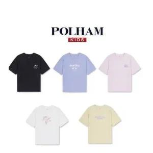 [폴햄키즈](마산점)폴햄 키즈 여아) 폴키베어 코튼 그래픽 반팔티 PKF2TS2810