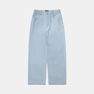 [오아이오아이컬렉션]RAW EDGE WIDE W DENIM PANTS [LIGHT BLUE]