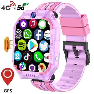 Xiaomi Kids 스마트 시계 다기능 GPS 위치 SOS Antil-lost Watch Ip67 음성 기능 Sim 카드 스마트 시계 선