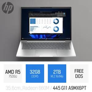 ⓒ HP 프로북 445 G11 A9MX6PT R5-7535U 32GB 2TB / 가성비 사무 인강 14인치 PD충전 노트북