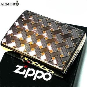 ZIPPO 아머 WIRE MESH 앤티크브라스 양면가공 오일라이터 정품