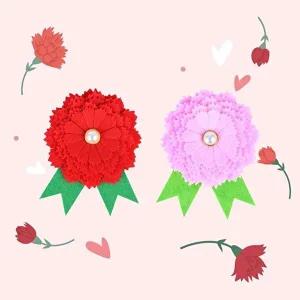 (큰손할인) 카네이션 뱃지 DIY 어버이날 스승의날-WFGPO7P