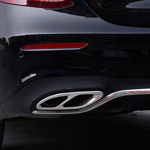 벤츠 악세사리 C E GLC 클래스 듀얼 머플러 팁 커버 몰딩 용품 W205 W213 X253 W166