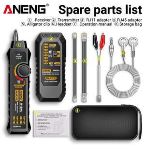 ANENG M469A RJ45 RJ11 LAN 디지털 스마트 네트워크 케이블 테스터 케이블 테스터 와이어 추적기 추적기 토