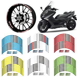 Bordo Pesso Esterno 림 스티커 야마하 TMAX TMAX500 TMAX530 500 530 밴드 휠 스티커 15 인치 12 X