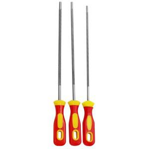 파일 선명하게하는 탄소강 파일을 핸들이있는 효율적인 숫돌을 컴포트 보았습니다 3PCS 체인 목공을위한 전기 그립