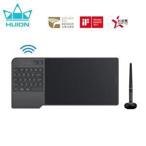 Huion KD200  무선 그래픽 태블릿 드로잉 태블릿 블루투스 5.0 연결 23 프레스 키 키보드 8192 레벨 배터리