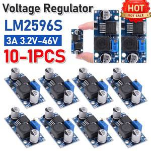LM2596 TO 컨버터 전압 조정기 3A 조정 가능한 스텝 다운 전원 공급 장치 모듈 ARDUINO용 24V 12V 5V 3V 10PCS