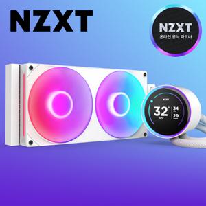 [국내정품] NZXT 크라켄 엘리트 V2 280 RGB 수냉쿨러 수랭쿨러 CPU 2열 화이트