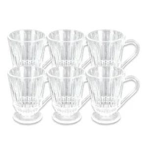 더블 유리잔 밀크저그 샷잔 시럽 소스잔 155ml 6P W (WFHRK39)