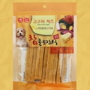 참좋은 강아지간식 고구마 치즈 애견 간식 100g x10개