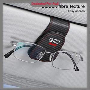 휴대용 자동차 인테리어 썬 바이저 안경 클립 선글라스 상자 아우디 Sline QUATTRO RS A3 A4 B8 8P 8V B6 A