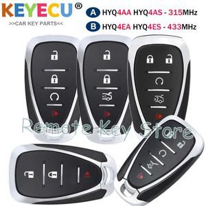 HYQ4AA Chevrolet Bolt Blazer Equinox Camaro Cruze Malibu Sonic Trax Spark 용 스마트 원격 키 Fob