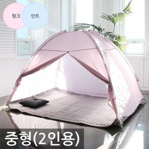 원터치 실내캐주얼 난방텐트 더블 원터치난방텐트 방한텐트